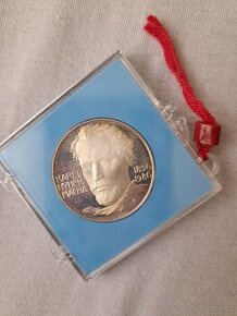 mince 100 Kčs PROOF1986 K. H. Mácha