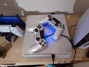 PS4 Slim 500Gb, 2x ovladač