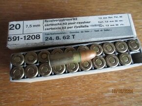 náboj 7,5 mm Schweizer Ordonnanz M82