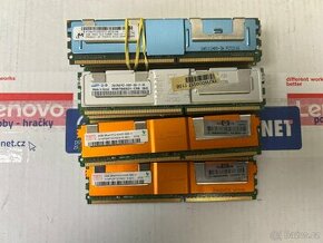 Serverové paměti DDR2 velikosti 1-2 GB více kusů