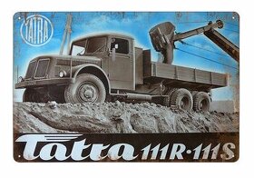plechová cedule - Tatra 111 R, 111 S (dobová reklama) - 1