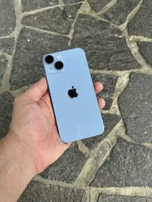 ZÁNOVNÍ APPLE IPHONE 14 128GB MODRÝ-BATERIE 100%-ZÁRUKA