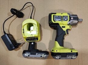 Ryobi ONE+ HP Aku rázový utahovák RIW18X-0 + 2x AKU