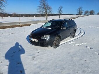 Prodám VW Golf 5 Variant 1,9 TDi(77 kW), r.v2008, černá barv