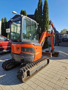 Minibagr Kubota U27-4, ročník 2017, 2400mth