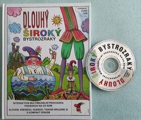 Kniha DLOUHÝ,ŠIROKÝ A BYSTROZRAKÝ + CD - 1