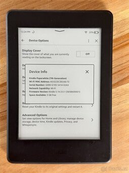 Amazon Paperwhite Kindle 7. gen čtečka knih 4GB menší defekt