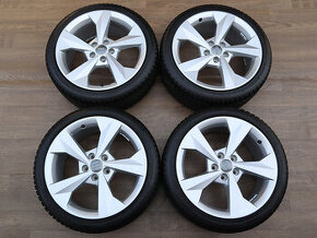 18" Alu kola = 5x112 = AUDI A3 2020+ = ZIMNÍ SKORO NOVÉ - 1