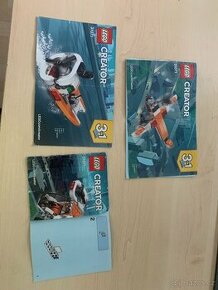 Lego creator 3v1, 31071, vyšetřovací dron, letadlo, skútr