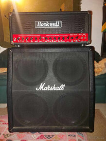 Prodám hlavu Rockwell Red Trip Duo a box Marshall 120 W