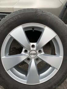 Alu kola 5x112 R16 ET 40 zimní pneu 215/60/16 - 1