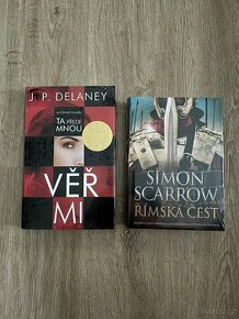 Římská čest - Simon Scarrow, Věř mi - J. P. Delaney - NOVÉ - 1