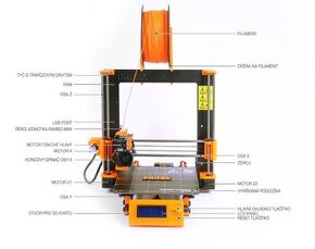 3D tiskárna Průša i3 MK2s