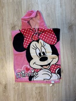 dětský plážový ručník(pončo) Minnie cca do 7 let - 1