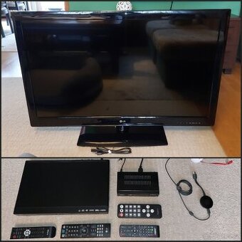 42" LED TV LG 42LS3400, DVD, Chromecast, Set top box