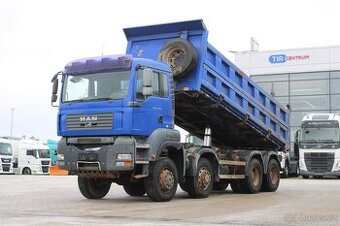 MAN TGA 41.480, 8X6, TŘÍSTRANNÝ, EURO 3, RETARDER, 17m³