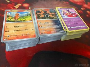 Pokemon karty 300ks + RARE Reverse Holo karty