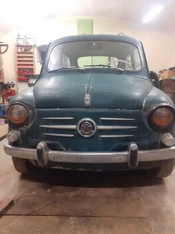 Fiat 600D 1960 protivítr , platné doklady - 1