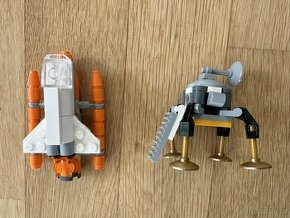 LEGO 11976 Space Shuttle a 11942 Lunar Lander