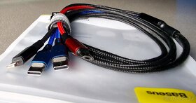 Nabijecí kabel Bauses 4v1 USB pro  iPhone, Samsung