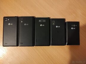 Sbírka LG chytrých telefonů Optimus