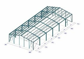 Prodej ocel. konstrukce15x36/5,5m