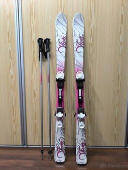 Lyže Blizzard vel 130cm. + hůlky - 1