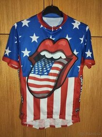 Cyklistický dres, ROLLING STONES styl USA, vel. M