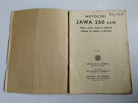 Jawa 250 Pérák popis a návod Zbrojovka, František Janeček - 1