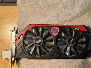 Prodám grafická kartu MSI N760 TF 2GD5/OC s redukcí - 1