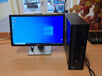 PC SESTAVA s WIN 11 - HP EliteDesk 800 G1 + monitor Dell