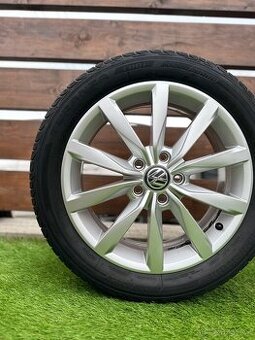 Alu kola 5x112 r17 s letnim pneu (dij205) - 1