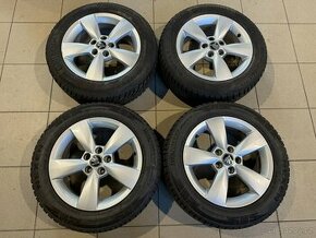 Alu kola Škoda CARME 5x100 ET38 + ZIMNÍ PNEU 185/60 R15 - 1