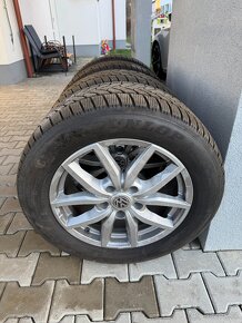 TOP Zimní kola TOUAREG 18",255/55/18,DUNLOP 6,5-7mm, DOT3921