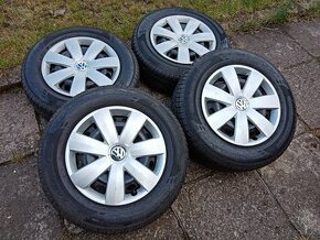 Zimní kola 16ky 5x112 pneu 99% Vw Seat Škoda Audi - dobírka - 1