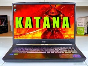 Herní notebook MSI KATANA | ZÁRUKA 24M | RTX 4070 | i7-12gn