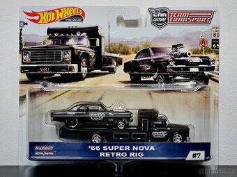 Hot Wheels team transport '66 Super Nova + Retro Rig