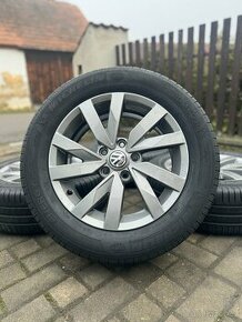 ORIGINÁL Alu Volkswagen Aragon R16, 5x112 - TOP STAV