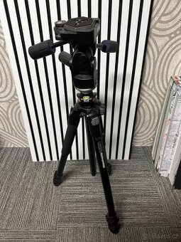 Manfrotto 055XPROB PRO TRIPOD BLACK + Manfrotto 229 Hlava 3D