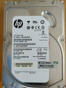 HDD HP 1TB SAS 3,5" 6G 7200RPM