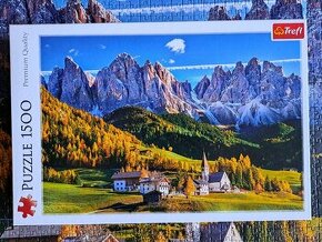 Puzzle 1500 Trefl/Val di Funes, Dolomity - 1