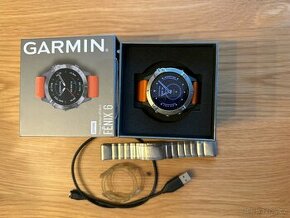 Prodám Garmin Fenix 6 Pro, Safír/přírodní Titan 47mm - 1