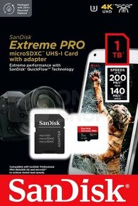 Paměťová karta SanDisk Micro SDXC Extreme Pro - 1TB