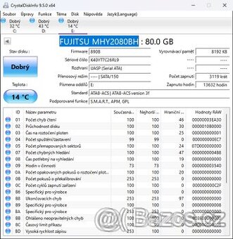 2,5HDD menší kapacita 9ks - 1