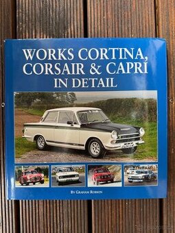 FORD CORTINA CAPRI CORSAIR závodní modely sběratelská kniha