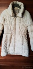 Krémová / béžová prošívaná bunda, vel. 40, Orsay