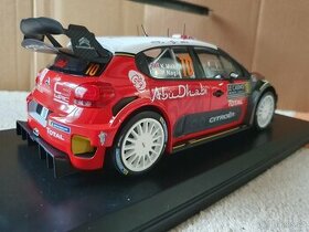 Citroen C3 wrc 1:18 K. Meeke rally Asfaltova verze