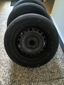 Ocelové disky + letní pneumatiky 195/65 R15