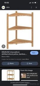 Ikea Ragrund regál, nový