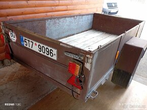 Přivesny vozík vlastní výroby do 750 kg